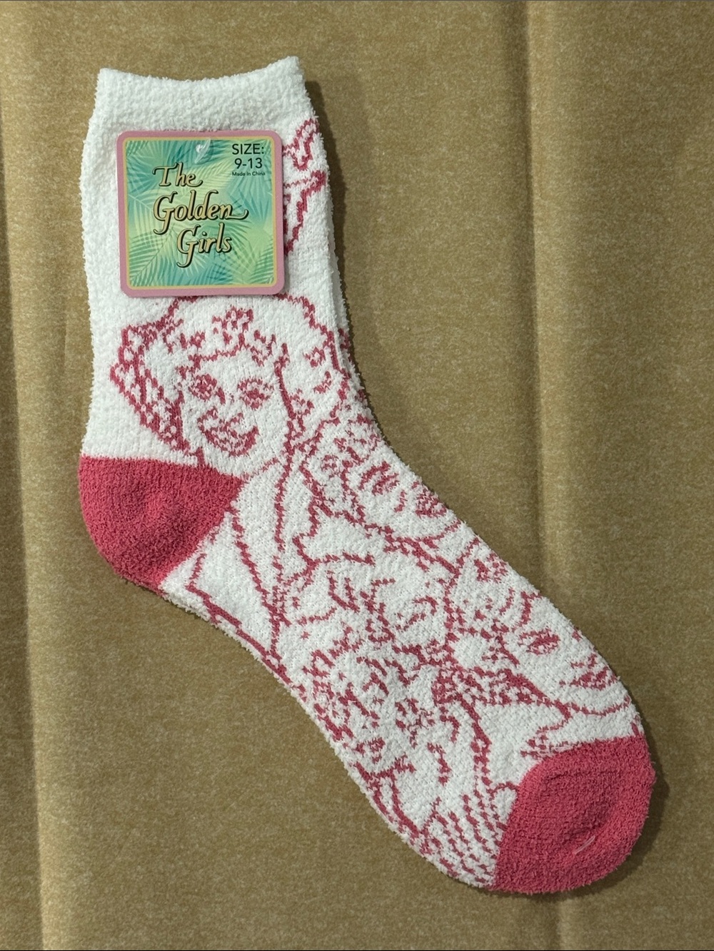 3/$20 The Golden Girls Retro Funny Novelty Cozy Socks - NWT